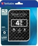 Verbatim 53223, 4TB Verbatim Store n Go 53223 2.5" (6.4cm) USB 3.0 schwarz