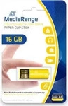 MediaRange MR976, 16 GB MediaRange MR976 gelb USB 2.0