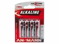 ANSMANN 5015563, ANSMANN Red-Line LR6 Alkaline AA Mignon Batterie 1.5 V 4er...