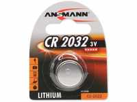 ANSMANN 5020122, ANSMANN CR2032 Lithium Knopfzellen Batterie 3.0 V 1er Pack,...
