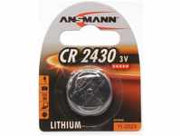 ANSMANN 5020092, ANSMANN CR2430 Lithium Knopfzellen Batterie 3.0 V 1er Pack, Art#