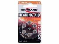 ANSMANN 5.0132.33, ANSMANN Hearing Aid PR41 Zink-Luft Knopfzellen Batterie 1.4...