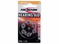 ANSMANN 5.0132.43, ANSMANN Hearing Aid PR48 Zink-Luft Knopfzellen Batterie 1.4...