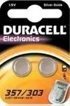 Duracell 013858, Duracell 357/303 SR44 Silberoxid Knopfzellen Batterie 1.5 V 2er Pack