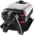 Tefal WM 756D, Tefal King Size Waffeleisen WM756D (schwarz/silber, 1.200 Watt)