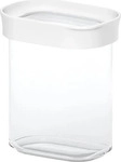 Emsa 513555, emsa Trockenvorratsdose OPTIMA, 0,38 Liter, trans / wei&szlig;