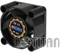 Titan TFD-4020M12Z, Titan TFD-4020M12Z 40x40x20mm 5000 U/min 21 dB(A) schwarz