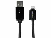 Startech USBLT1MB, Startech 1m Lightning auf USB Kabel schwarz, Art# 8680246