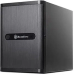 Silverstone SST-DS380B, Silverstone DS380 Mini Tower ohne Netzteil schwarz