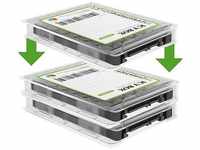 ICY BOX 70206, ICY BOX IB-AC6251 Aufbewahrung für 2,5 " Festplatten/SSDs...