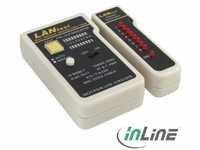InLine 79998A, InLine Tester für RJ45 Kabel mit 9 LED's, Art# 8672252