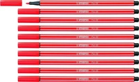 Stabilo 68/40, STABILO Pen 68 Filzstifte rot, 10 St.