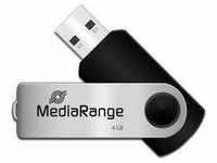 MediaRange MR907, 4 GB MediaRange MR907 grau USB 2.0, Art# 8764103