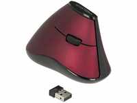 Delock 12528, Delock 12528 2.4 GHz und USB schwarz/rot (kabellos), Art# 8839775