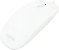 LogiLink ID0062, LogiLink Optical flat Mouse USB wei&szlig; (kabelgebunden)