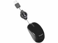 Targus AMU75EU, Targus Compact Optical Mouse USB schwarz/grau (kabelgebunden), Art#