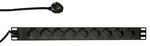 LogiLink PDU9C03, 2.00m LogiLink Strom Steckdosenleiste Schutzkontakt Schwarz 9
