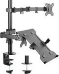 Equip 650119, Equip Tischhalterung 13"-32" f. Notebook & Monitorhalterung