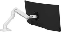 Ergotron 45-475-216, Ergotron HX Desk Monitorarm bis 49" und 1000R Kr&uuml;mmung wei&szlig;