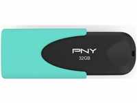 PNY FD32GATT4PAS1KA-EF, 32GB PNY Attache 4 PASTEL USB2 aqua, Art# 8864888