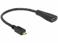 Delock 65391, Delock HDMI Kabel Ethernet A auf micro D Bu/St 0.20m, Art# 8669756