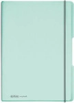 Herlitz 11408655, Herlitz Notizheft my.book flex A4 PP 2x 40Bl. kar/lin minze
