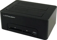 LC-Power LC-DOCK-U3-CR, LC-Power LC-DOCK-U3-CR USB3.0 Dual Bay Docking/Cardreader