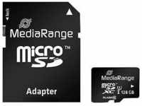 MediaRange MR945, 128GB MediaRange MicroSD Card UHS-1 Cl.10 inkl. Adapter, Art#