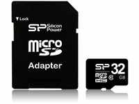 Silicon Power SP032GBSTH010V10-SP, 32 GB Silicon Power microSDHC Class 10 Retail