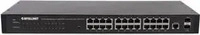 Intellinet 560917, Intellinet 24-Port Web-Managed Gigabit Ethernet Switch, 2 SFP