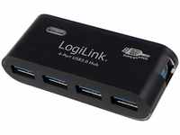 LogiLink UA0170, LogiLink UA0170 4-port USB 3.0 extern mit Netzteil schwarz,...
