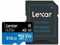 Lexar LSDMI512BB633A, 512GB Lexar High-Performance 633x microSDXC, Art# 9131349