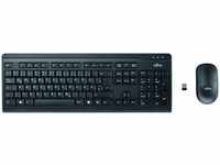 Fujitsu S26381-K410-L420, Fujitsu LX410 Wireless Keyboard Set schwarz, USB, DE...