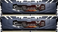 G.Skill F4-3200C16D-32GFX, 32GB G.Skill Flare X schwarz DDR4-3200 DIMM CL16 Dual Kit