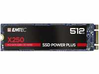 EMTEC ECSSD512GX250, 512GB EMTEC X250 M.2 SATA 6Gb/s 3D-NAND TLC...
