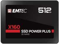 EMTEC ECSSD512GNX160, 512GB EMTEC X160 SSD Power Plus 2.5 " (6.4cm) SATA 6Gb/s...