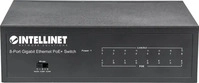 Intellinet 561204, Intellinet Switch 8-Port Gigabit Ethernet PoE+ 60W Desktop