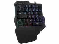 LogiLink ID0181, LogiLink Einhand-Gaming Tastatur beleuchtet, schwarz, Art#...