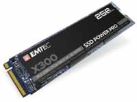 EMTEC ECSSD256GX300, 256GB EMTEC X300 M.2 PCIe 3.0 x4 3D-NAND TLC...