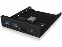 ICY BOX 60433, Icy Box IB-HUB1417-i3 Frontalpanel mit Type-C 1x USB 3.0 und...