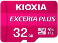 KIOXIA LMPL1M032GG2, 32GB KIOXIA EXCERIA PLUS R98/W65 microSDHC Kit, UHS-I U3,...