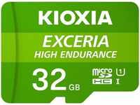 KIOXIA LMHE1G032GG2, 32GB KIOXIA EXCERIA HIGH ENDURANCE R100/W30 microSDHC Kit,...