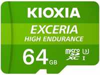 KIOXIA LMHE1G064GG2, 64GB KIOXIA EXCERIA HIGH ENDURANCE R100/W65 microSDXC Kit,...