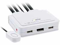 InLine 63615I, InLine KVM Switch, 2-fach, USB-C + DisplayPort zu DisplayPort...