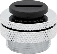Corsair CX-9055017-WW, Corsair Hydro X Series XF Fill Port, chrom
