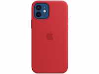Apple MHL63ZM/A, Apple Silikon Case mit MagSafe für iPhone 12/iPhone 12 Pro rot