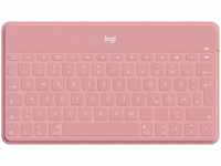 Logitech 920-010045, Logitech Keys-To-Go mit iOS-Sondertasten Blush Pink, Bluetooth,