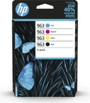 HP 6ZC70AE#LS1, HP 963 4-PACK BLACK/CYAN/MAGENTA/YELLOW ORIGIN