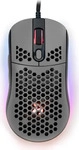 Arozzi AZ-FAVO-BKGY, Arozzi Favo Ultra Light Gamingmaus - schwarz/grau