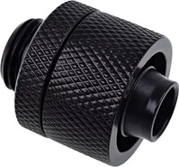 Alphacool 1011161, Alphacool Eiszapfen 16/10mm Anschraubt&uuml;lle G1/4 - Deep Black